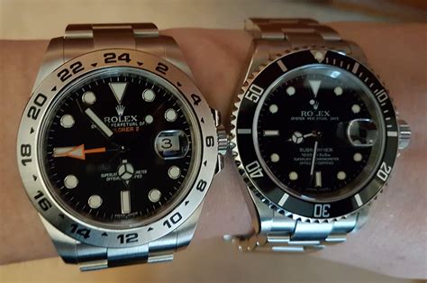 first rolex explorer 2|Rolex explorer ii size comparison.